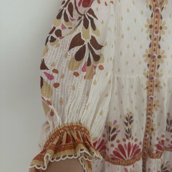 Farm Rio Ainika Flowers Maxi Dress - Picture 5 of 9